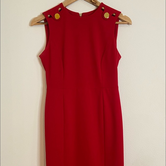 Red pencil dress - Picture 1 of 6